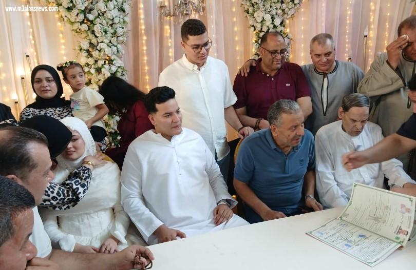 مبروك عقد قران الدكتور عبد الرحمن وعروسه ومريم
